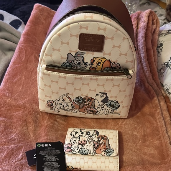 Hot Topic Handbags - 🎊Disney Dogs Backpack and trifold wallet